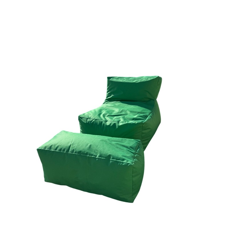 Bean Bag Set (2 Pieces) Xxl Sedir - Green Green