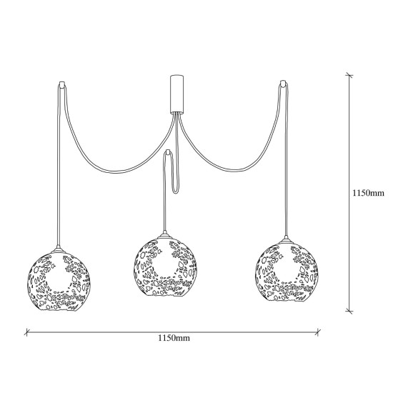 Chandelier Fellini - MR - 897 Black