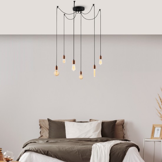 Chandelier Kabluni - MR - 916 Copper Chandelier Kabluni - MR - 916 Copper