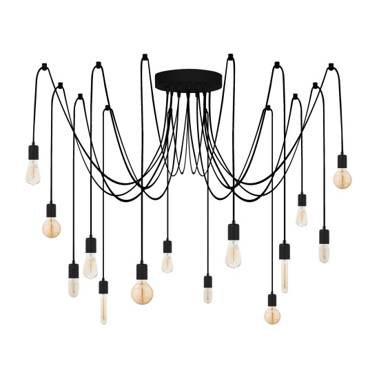 Chandelier Kabluni - MR - 931 Black Chandelier Kabluni - MR - 931 Black
