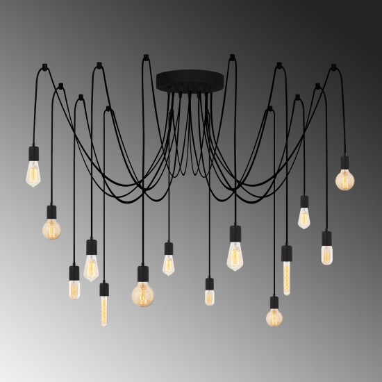 Chandelier Kabluni - MR - 931 Black Chandelier Kabluni - MR - 931 Black