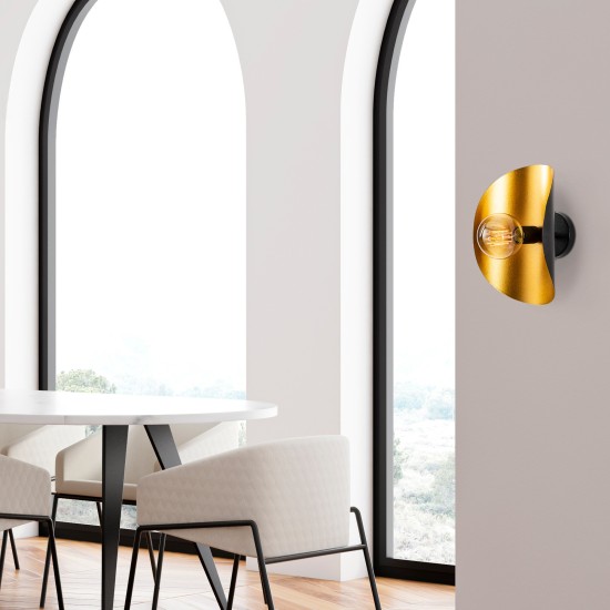 Wall Lamp Sivani - MR - 839 Black
Gold Opviq Wall Lamp Sivani - MR - 839 Black
Gold