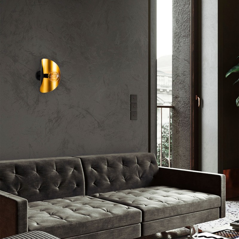 Opviq Wall Lamp Sivani - MR - 839 Black
Gold