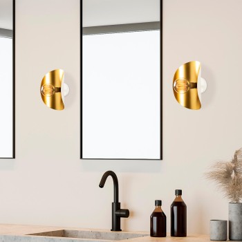 Wall Lamp Sivani - MR - 840 White
Gold