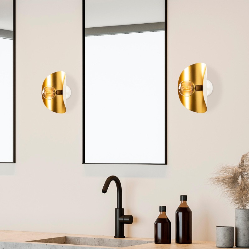 Opviq Wall Lamp Sivani - MR - 840 White
Gold