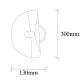 Wall Lamp Sivani - MR - 840 White
Gold Opviq Wall Lamp Sivani - MR - 840 White
Gold