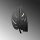 Wall Lamp Sivani - MR - 843 Black Wall Lamp Sivani - MR - 843 Black