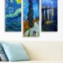 Decorative MDF Painting (3 Pieces) MDF0074 Multicolor