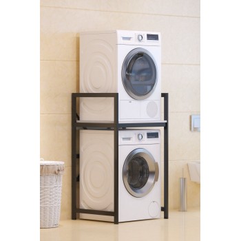 Washing Machine Cabinet C7 - White, Black White
Black