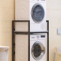 Washing Machine Cabinet C7 - White, Black White
Black