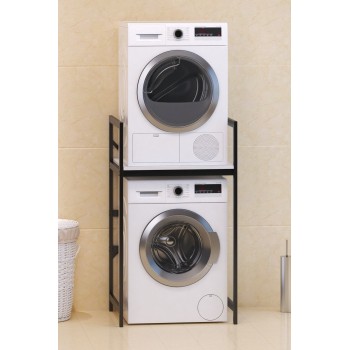 Washing Machine Cabinet C7 - White, Black White
Black