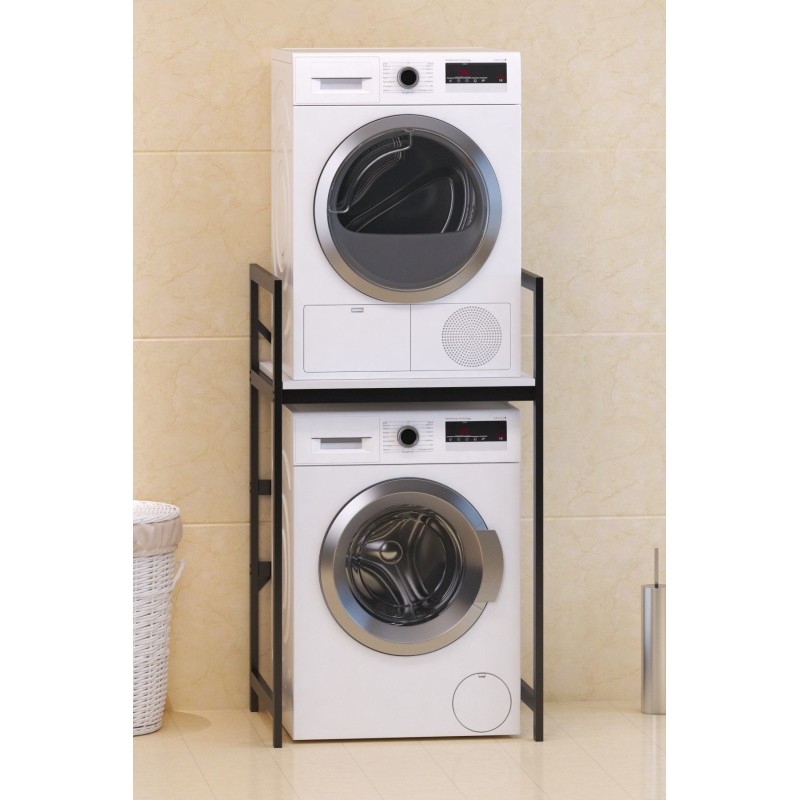Washing Machine Cabinet C7 - White, Black White
Black