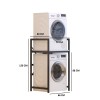 Washing Machine Cabinet C7 - White, Black White
Black