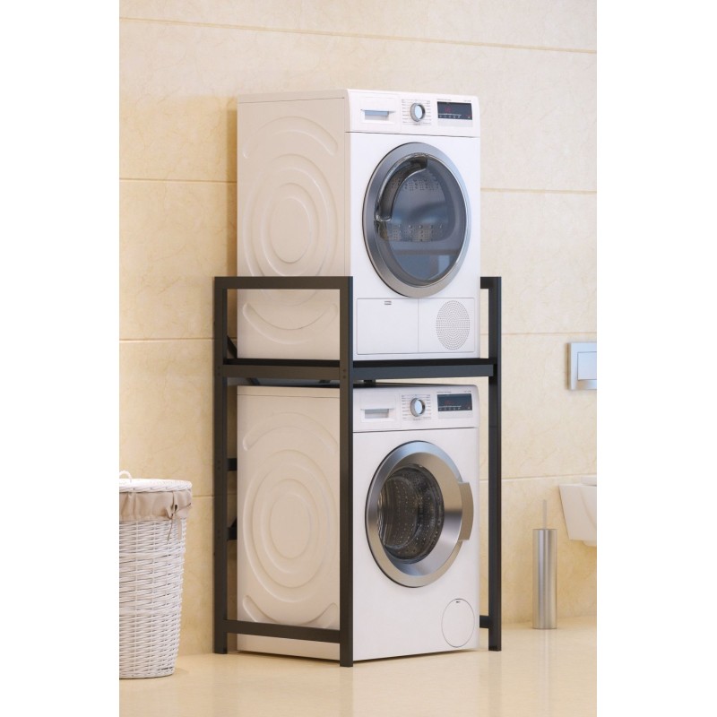 Washing Machine Cabinet C7 - Black Black