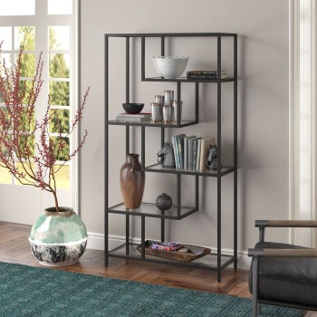 Bookshelf By-30 - Black, Transparent Black
Tranparent