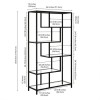 Bookshelf By-30 - Black, Transparent Black
Tranparent