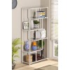 Bookshelf By-30 - White, Transparent White
Tranparent