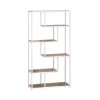 Bookshelf By-30 - White, Transparent White
Tranparent