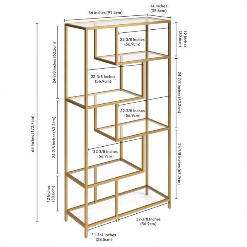 Bookshelf By-30 - Gold, Transparent Gold
Tranparent