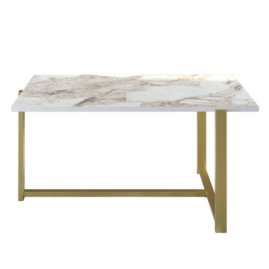 Coffee Table Merideths - Gold Gold
White Coffee Table Merideths - Gold Gold
White