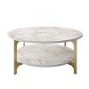 Coffee Table Versy - Gold Gold
White