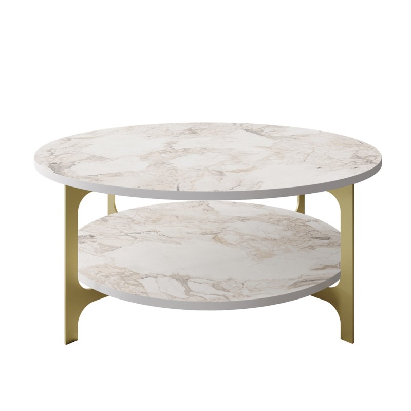 Coffee Table Versy - Gold Gold
White
