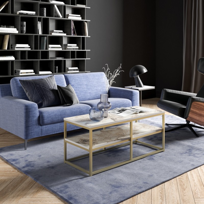 Coffee Table Forteaus - Gold Gold
White