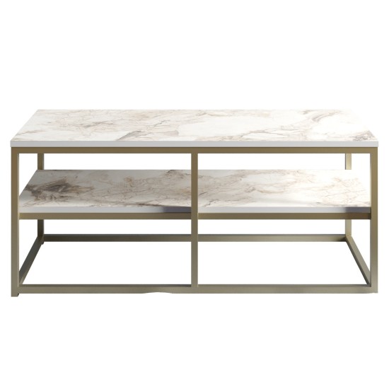 Coffee Table Forteaus - Gold Gold
White Coffee Table Forteaus - Gold Gold
White