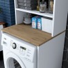 Washing Machine Cabinet KD101 - 1950 - Walnut White
Walnut