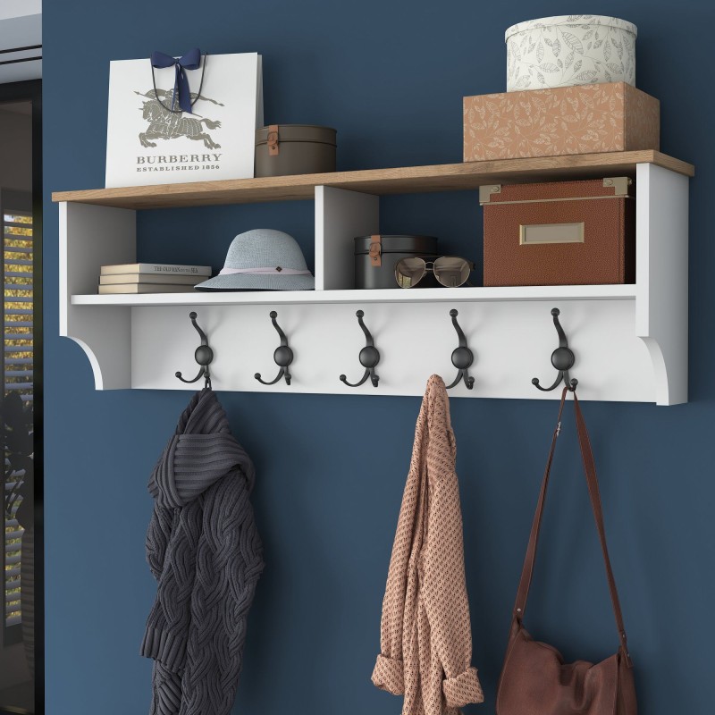 Hall Stand P2 - 1636 - Walnut White
Walnut