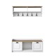 Hall Stand P2 - 1636 - Walnut White
Walnut Hall Stand P2 - 1636 - Walnut White
Walnut