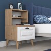 Nightstand BD105 - 2786 - Walnut Walnut
White