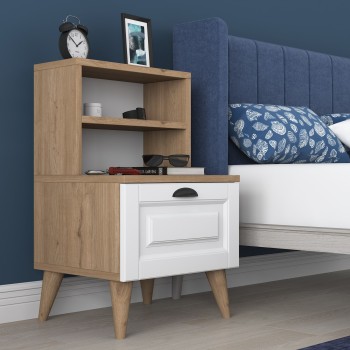 Nightstand BD105 - 2786 - Walnut Walnut
White