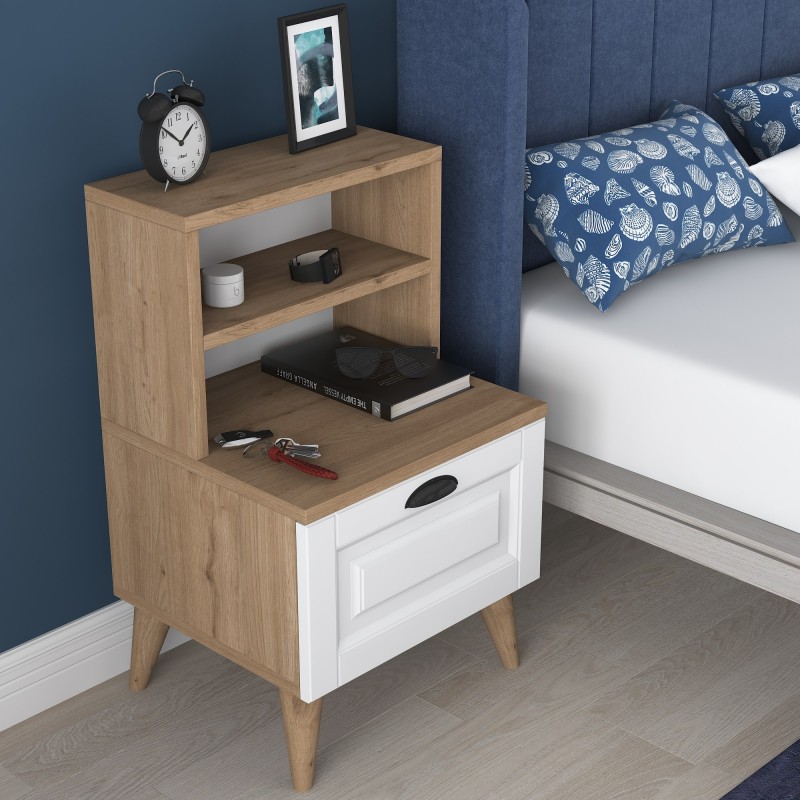 Nightstand BD105 - 2786 - Walnut Walnut
White
