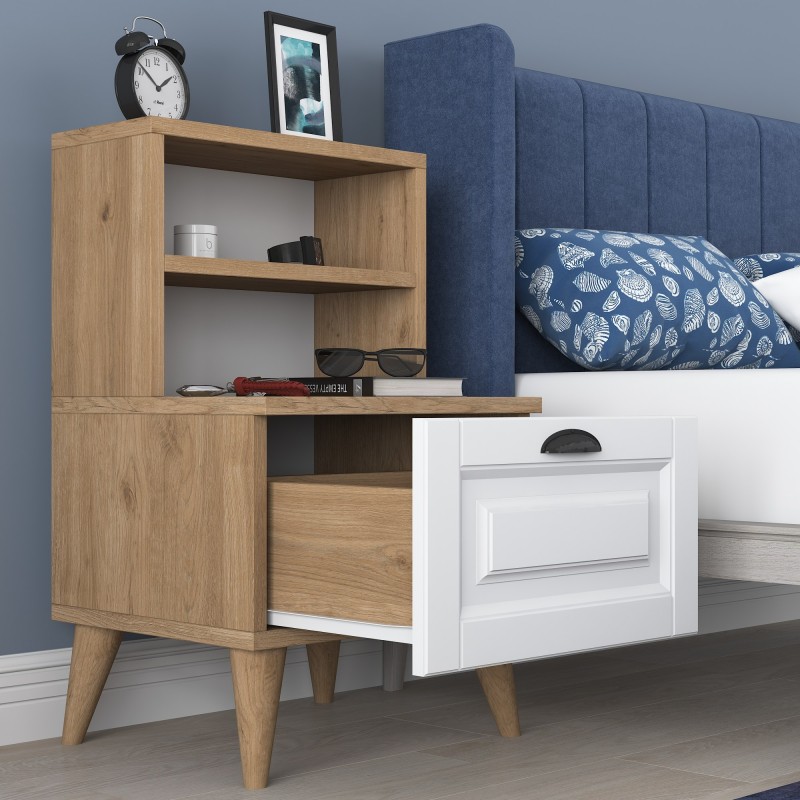 Nightstand BD105 - 2786 - Walnut Walnut
White