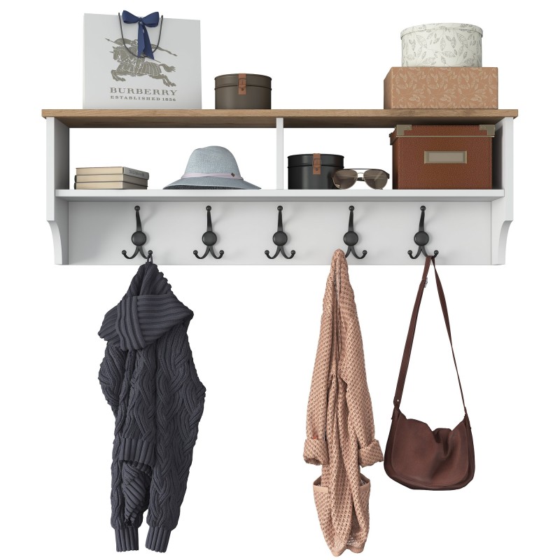 Hall Stand P2 - 2460 White
Walnut