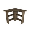 Study Desk Corner - Walnut Walnut