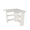 Hanah Home Study Desk Corner - White White
