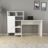 Study Desk Bugra - White White