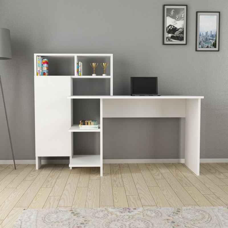 Study Desk Bugra - White White