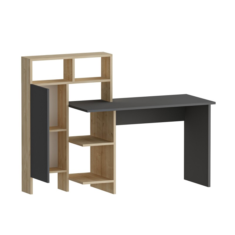 Study Desk Bugra - Anthracite Anthracite
Oak