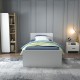 Single Bedstead Sofia White Single Bedstead Sofia White