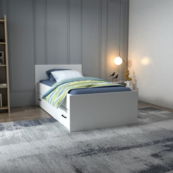 Single Bedstead Sofia White