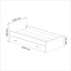 Single Bedstead Sofia White Single Bedstead Sofia White