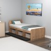 Single Bedstead Akser - Atlantic Pine, Anthracite Atlantic Pine
Anthracite