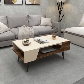 Coffee Table Aren - Beige, Light Walnut Beige
Light Walnut