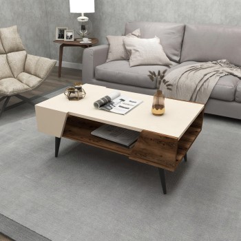 Coffee Table Aren - Beige, Light Walnut Beige
Light Walnut