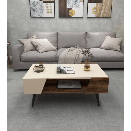 Coffee Table Aren - Beige, Light Walnut Beige
Light Walnut Coffee Table Aren - Beige, Light Walnut Beige
Light Walnut
