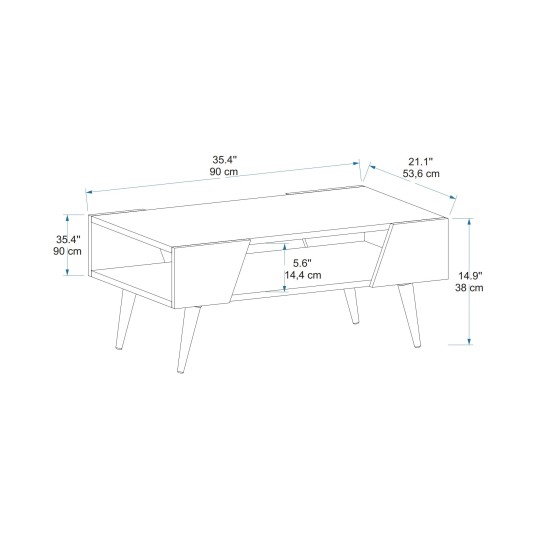 Coffee Table Aren - Beige, Light Walnut Beige
Light Walnut Coffee Table Aren - Beige, Light Walnut Beige
Light Walnut