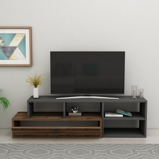 TV Stand Duru - Light Walnut, Anthracite Light Walnut
Anthracite TV Stand Duru - Light Walnut, Anthracite Light Walnut
Anthracite